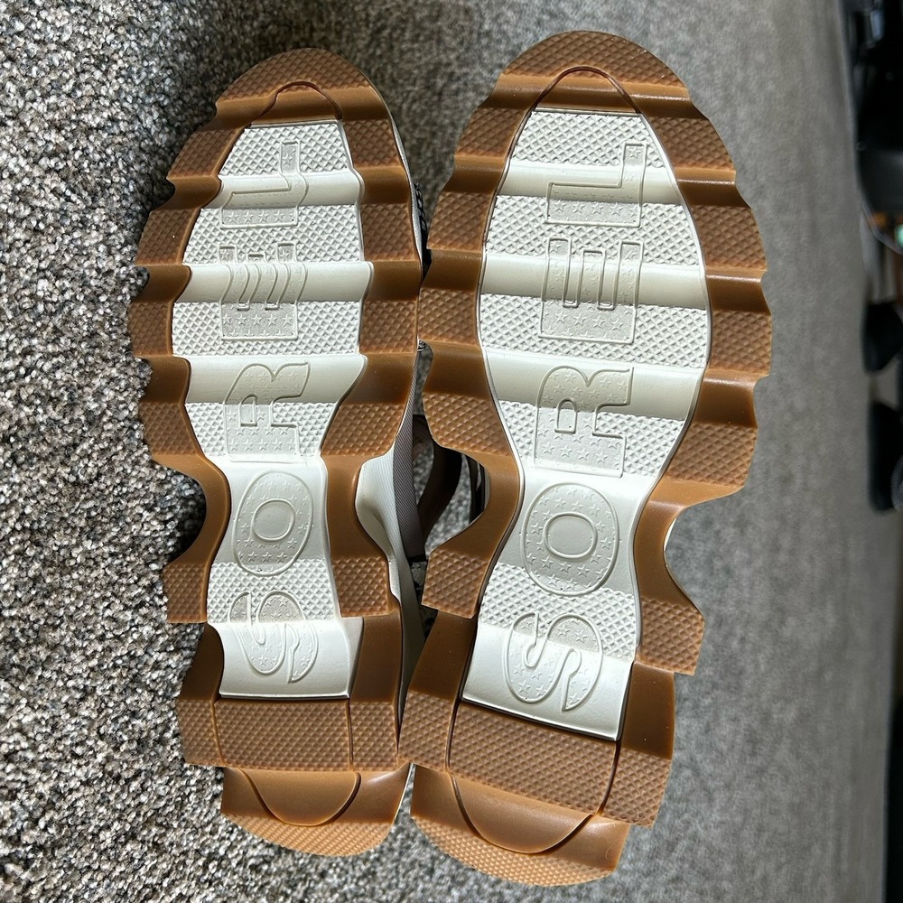Sorel Kinetic™ Leather Sandal - Women's 7.5 - Mauve Vapor Snakeskin - Picture 11 of 11